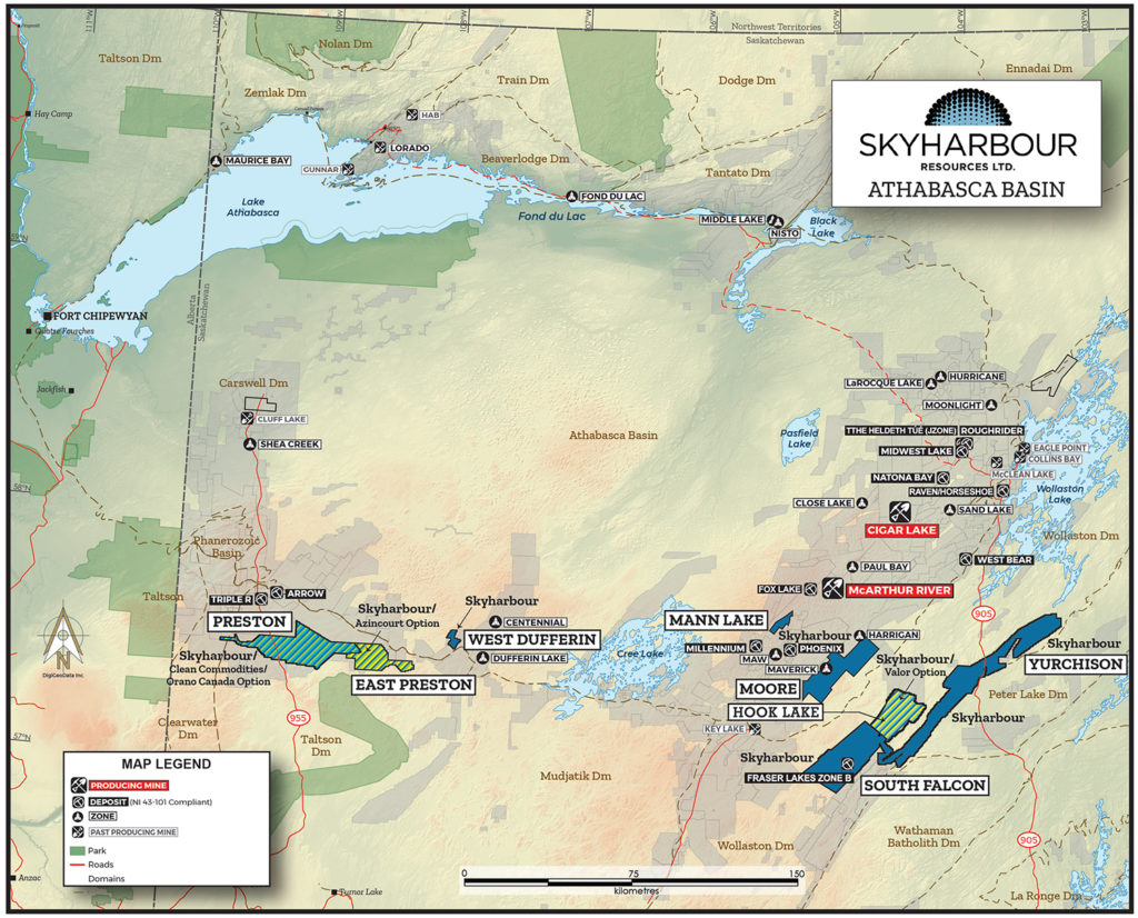 Skyharbour Resources: Partner Azincourt Energy meldet erhöhtes Uran aus „East Preston“