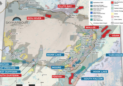 Skyharbour Resources vergrößert Uran-Liegenschaft im und ums Athabasca-Becken