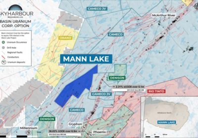 Skyharbour Resources Ltd.: Partner Basin Uranium Corp. startet Phase-2-Bohrungen auf „Mann Lake”
